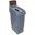Procycle Recycling Bin - With Brown &#39;Food Waste&#39; Back Panel - Jangro - Grey - 80L