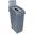 Procycle Recycling Bin - With Grey &#39;Food Tins & Drinks Cans&#39; Back Panel - Jangro - Grey - 80L