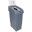 Procycle Recycling Bin - With White &#39;General Waste&#39; Back Panel - Jangro - Grey - 80L