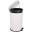 Pedal Bin with Plastic Liner - White - 20L