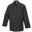 Chef Jacket - Long Sleeved - Somerset - Black - 3X Large (56&quot;-58&quot;)