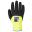 Arctic Winter Glove - 3/4 Sandy Nitrile Coated - Black on Yellow - Size 8