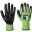 Green Cut - Nitrile Foam Glove - Black on Green - Size 9