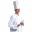 Chef&#39;s Hat - Classic Style - Paper - Height 20.3cm (8&quot;) - White - Uni-fit