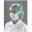 Face Mask - With Ties- 3 Ply Polypropylene - Green - Uni-fit