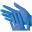 Latex Rubber Gloves - Shield 2 - Household - Blue - Medium