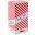 Bendy Straw - Paper - Red & White Stripe - 21cm (8.25&quot;) x 6mm