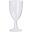 Wine Glass - Polystyrene - Displast Classique - 23cl (8oz) LCE @ 125 & 175ml