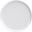 Round Plate - Low Profile - Porcelain - Nordika - White - 22cm (8.75&quot;)