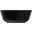 Round Bowl - Porcelain - Nordika - Black - 17cm (6.75&quot;) - 60cl (21oz)