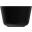 Round Bowl - Deep - Porcelain - Nordika - Black - 14cm (5.5&quot;) - 65cl (23oz)