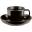 Beverage Cup - Porcelain - Nordika - Black - 10cl (3.5oz)