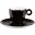 Espresso Cup - Porcelain - Caf&#233; - Black - 8.5cl (3oz)