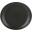 Plate - Oval - Bistro - Stoneware - Carbon - 29.5cm (11.5&quot;)