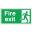 Fire Exit - Final Door Sign - Self Adhesive - 30cm (12&quot;)