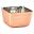 Square Ramekin - Dimple Hammered Finish - Stainless Steel - Copper Plated - 7cl (2.5oz)