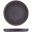 Presentation Plate - Stoneware - Kava - Black - 20cm (7.75&quot;)