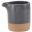 Cream or Milk Jug - Stoneware - Kava - Dark Grey - 9cl (3oz)