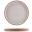Presentation Plate - Raw Wall - Stoneware - Kava - White - 18cm (7&quot;)