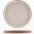 Presentation Plate - Raw Wall - Stoneware - Kava - White - 25cm (9.75&quot;)