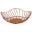 Lotus Leaf Display Basket - Wire - Copper - 28.5cm (11.25&quot;) - 10cm Deep