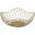 Lotus Leaf Display Basket - Wire - Gold - 28.5cm (11.25&quot;) - 10cm Deep