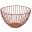 Display Basket - Round - Wire - Copper - 24cm (9.5&quot;) - 13cm Deep