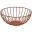 Display Basket - Round - Wire - Copper - 20cm (8&quot;) - 8cm Deep