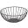 Display Basket - Round - Wire - Gold - 20cm (8&quot;) - 8cm Deep