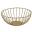 Display Basket - Round - Wire - Black - 20cm (8&quot;) - 8cm Deep