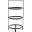 Cake Plate Stand - 3 Tier - For 18cm Presentation Plates - 38cm (15&quot;)