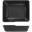 Dish - Rectangular - Deep - Melamine - Copenhagen - Black - GN 1/2 - 4.5L (158.5oz)