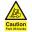 Caution Forklift Trucks - Warning Sign - Rigid - 29.7cm (11.7&quot;)