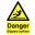 Danger Slippery Surface - Warning Sign - Self Adhesive - 42cm (16.5&quot;)