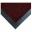 Doormat - Vyna-Plush - Black-Red - 90x150cm