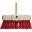 Industrial Yard Broom - Head & Handle - Stiff - Red PVC - 33cm (13&quot;)