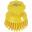 Round Scrubbing Brush - Yellow - 11.5cm (4.5&quot;)