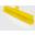 Sweeping Brush Head - Soft Crimped Fill - Eco-Friendly - Yellow - 38cm (15&quot;)