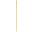 Handle - Lightweight Composite - T1 Screw End - Yellow - 137cm (54&quot;)