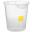 Storage Container - Round - Semi Clear - Yellow Marking - 7.6L (1.67 gal)
