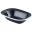 Pie Dish - Enamel - Oblong - Black with White Rim - 24cl (8.4oz)