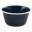 Deep Pie Dish - Round - Enamel - Black with White Rim - 50cl (17.5oz)