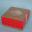 Decorative Food Box - Square - with Clear Window - Multicoloured - 15.2cm (6&quot;)