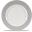 Wide Rimmed Plate - Churchill&#39;s - Isla - Shale Grey - 17cm (6.75&quot;)