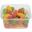 Microwavable Food Container - Square - No Lid - Clear Plastic - 25cl (8.8oz)
