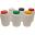 Backup Storage Bottles with Assorted Colour Caps - Pourmaster&#174; - 1.9L (4 pints)