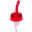 Free Flow - Whiskey Pourer - Plastic - Red Spout & Red Collar