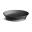 Diner Platter with Base - Polypropylene - Black - 23cm (9&quot;)