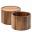 Punch Barrel Stand or Bowl - Acacia Wood - 21.5cm (8.5&quot;)