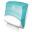 Folded Wiper & Cloth W4 Dispenser - Tork&#174; - White & Turquoise